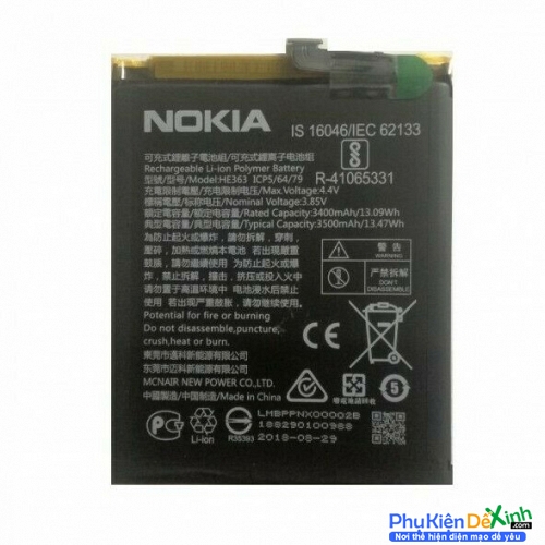 Pin Nokia 3.1 Plus HE363 Chính Hãng Lấy Liền 