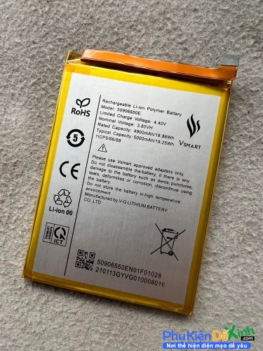Pin Vsmart Star 5 50906550E Dung Lượng 5000 mAh Chính Hãng