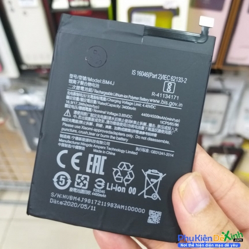 Pin Redmi Note 8 Pro Dung Lượng 4500 mAh Linh Kiện Thay Thế Giá Rẻ Chuẩn