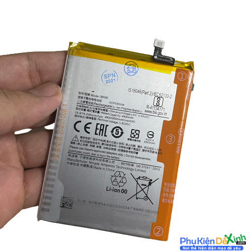 Pin Redmi 9C Mã BN56 Linh Kiện Thay Thế Dung Lượng 5000 mah Chuẩn, Chất Lượng