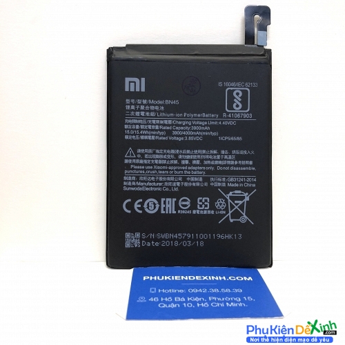 Pin Redmi Note 5 BN45 Linh Kiện Thay Thế Khi Pin Phù Đứt Socket Cần Thay Mới Giá Rẻ Chuẩn