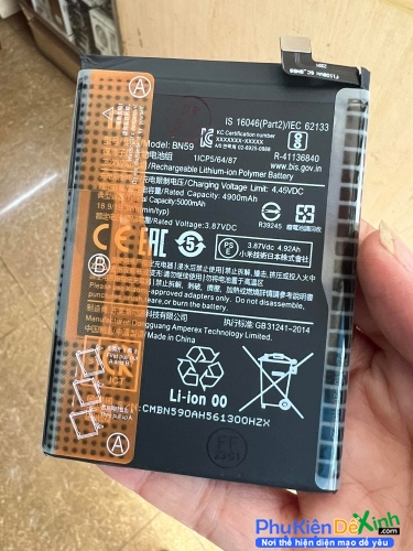 Pin Thay Thế Cho Redmi Note 10 BN59 Dung Lượng 5000mAh Chất Lượng Cao