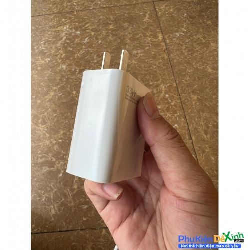 Cóc Củ Sạc Nhanh 33W Cho Xiaomi Linh Kiện Thay Thế Khi Sạc Lỗi, Hư, Sạc Không Vào 