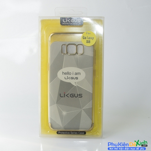 Ốp Lưng Viền Samsung Galaxy S8 Dạng Dẻo Hiệu Likgus