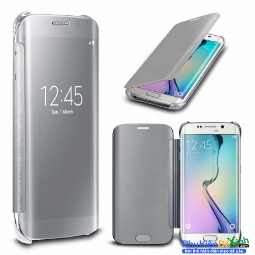 Bao Da Samsung Galaxy J5 Prime Dạng Clear Cover Zin Gương