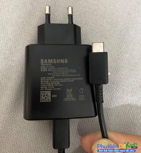 Bộ Cóc Cáp Sạc Nhanh Samsung Galaxy S21 45W 