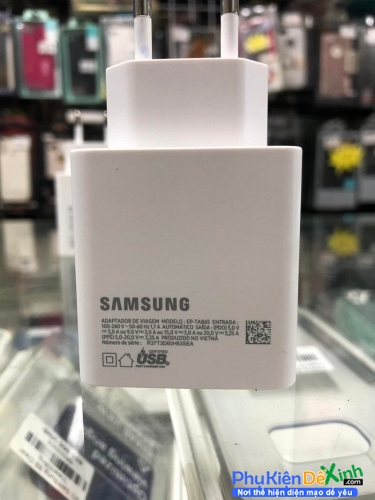 Bộ Cóc Sạc Cáp Nhanh Samsung 65W Cho Máy Samsung Galaxy Tab S9 Ultra 2023 SM-X910 SM-X916B SM-X918U