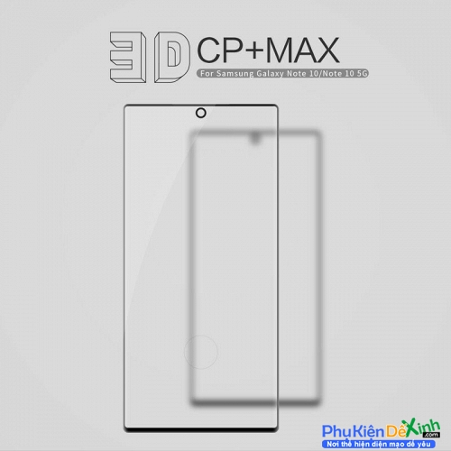 Kính Cường Lực Full Màn Samsung Galaxy Note 10 Nillkin 3D CP+ Max