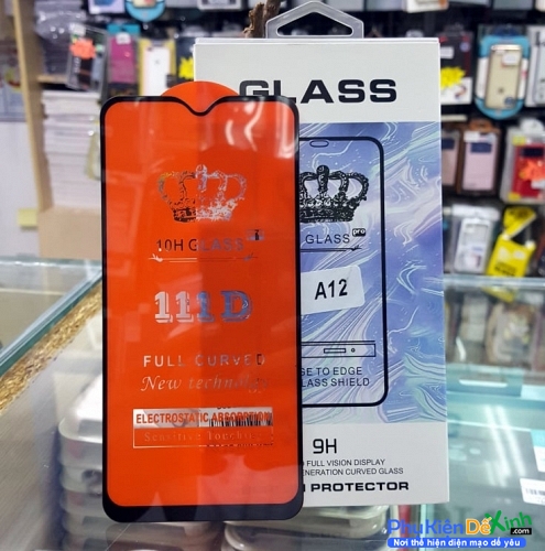 Miếng Kính Cường Lực Full Samsung Galaxy A12 Hiệu Glass