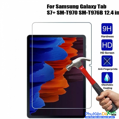 Miếng Kính Cường Lực Samsung Galaxy Tab S7 Plus T970 T975 Glass