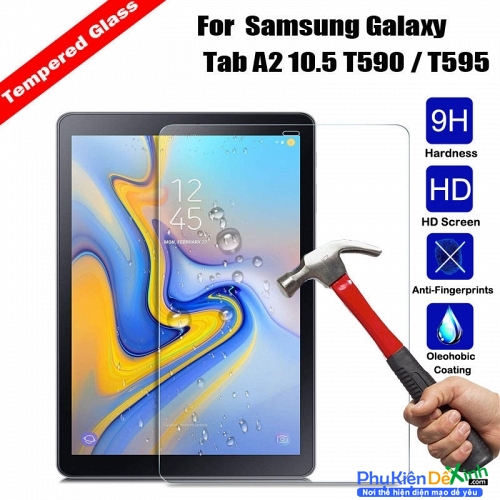 Miếng Dán Kính Cường Lực Samsung Galaxy Tab A 10.5 2018 T595 Glass