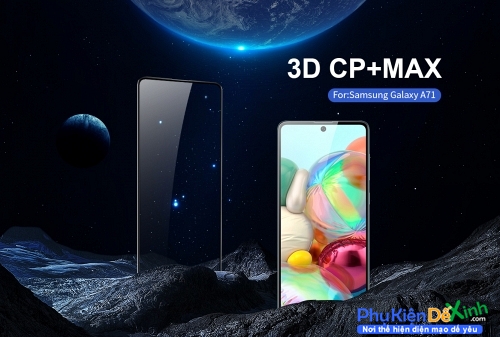 Miếng Kính Cường Lực Full Samsung Galaxy A71 Hiệu Nillkin 3D CP+ Max