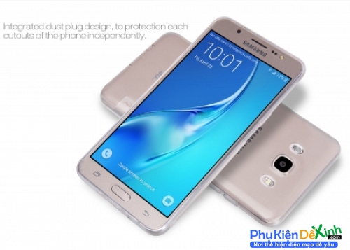 Ốp Lưng Samsung Galaxy J7 2016 Dẻo Trong Suốt Hiệu Nillkin
