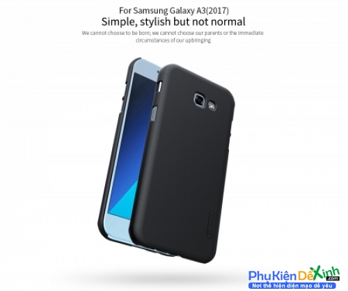 Ốp Lưng Samsung Galaxy A3 2017 Hiệu Nillkin Da Sần