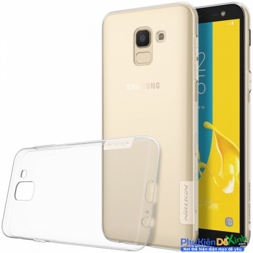 Ốp Lưng Samsung Galaxy J6 2018 Dẻo Trong Suốt Nillkin