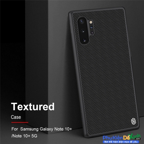 Ốp Lưng Samsung Galaxy Note 10 Plus Dạng Vải Hiệu Nillkin TexTured