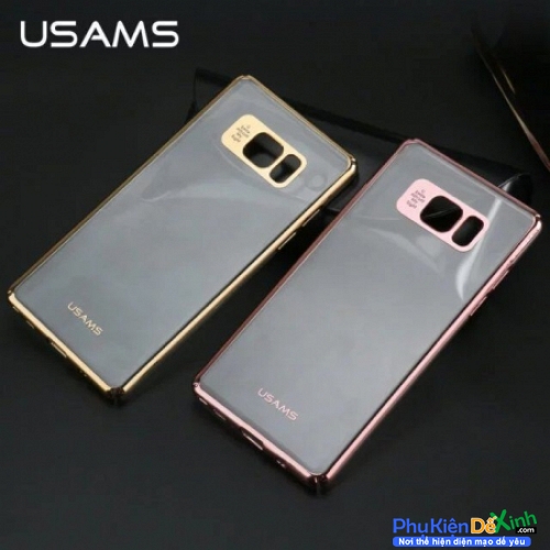 Ốp Lưng Samsung Galaxy Note 7 Viền Màu Trong Suốt Usams