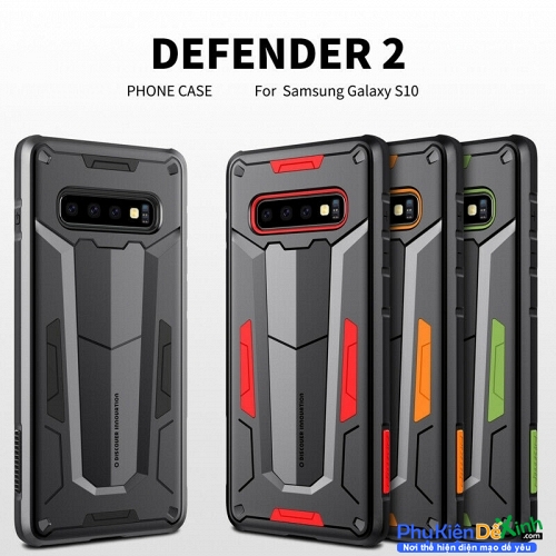 Hot Sale Ốp Lưng Samsung Galaxy S10 Chống Sốc Nillkin Defender 2