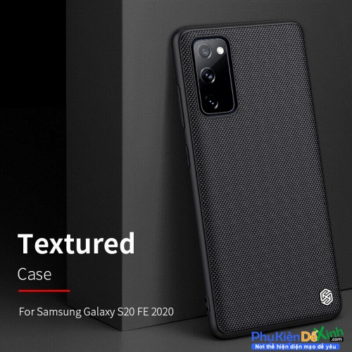 Ốp Lưng Samsung Galaxy S20 FE Dạng Vải Hiệu Nillkin TexTured