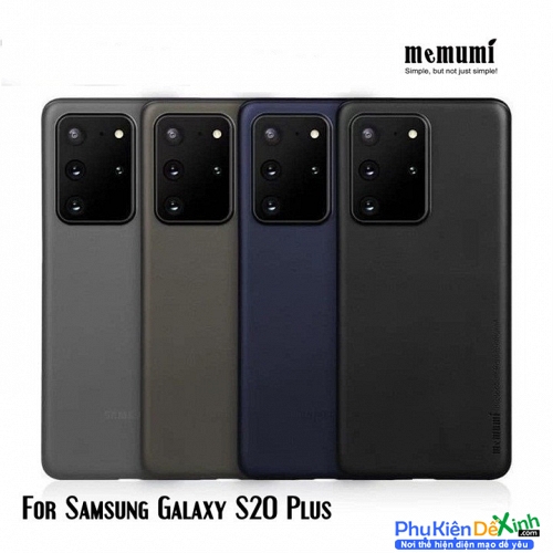 Ốp Lưng Samsung Galaxy S20 Plus Mỏng Nhám Mờ Hiệu Memumi