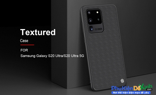 Ốp Lưng Samsung Galaxy S20 Ultra Dạng Vải Hiệu Nillkin TexTured