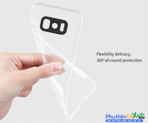 Ốp Lưng Samsung Galaxy S8 Dẻo Trong Suốt Hiệu Nillkin
