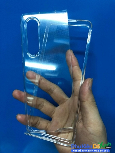 Ốp Lưng Samsung Galaxy Z Fold 3 Nhựa Cứng Trong Suốt Cao Cấp Giá Rẻ