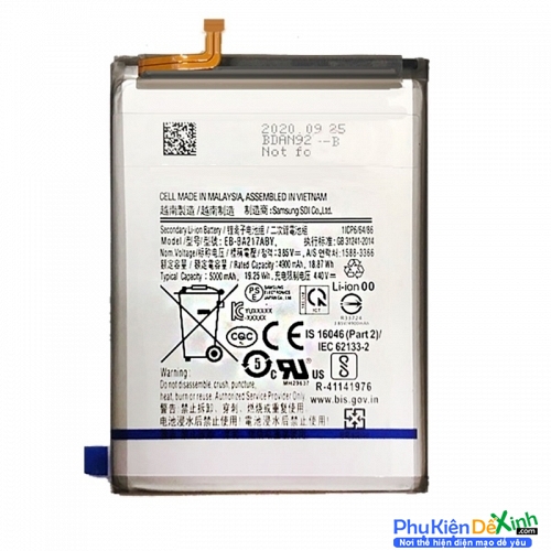 Pin SS A12 EB-BA217ABY Linh Kiện Thay Thế Chất Lượng Thay Nhanh Lấy Liền 