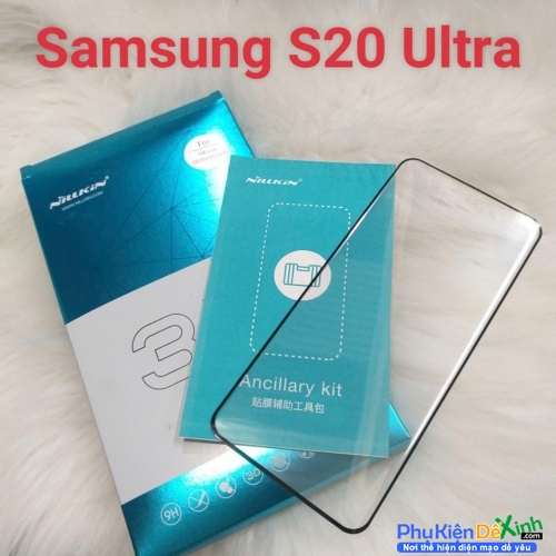 Kính Cường Lực Full Màn Samsung Galaxy S20 Ultra 5G Nillkin 3D CP+ Max