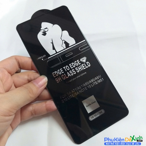Miếng Kính Cường Lực Full Samsung Galaxy S10 Lite Hiệu Glass 9H KingKong