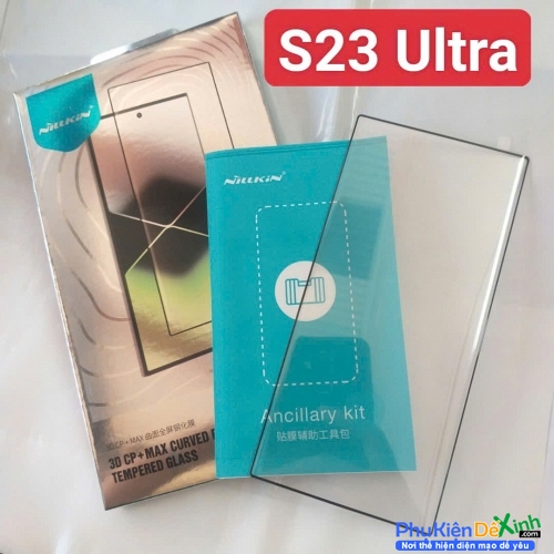 Kính Cường Lực Full S23 Ultra Hiệu Nillkin 3D CP+ Max Zin New