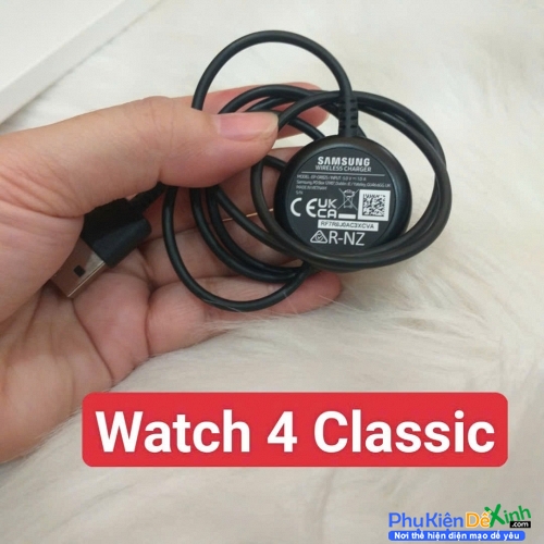 Dây Cáp Sạc Đồng Hồ Thông Minh Samsung Galaxy Watch 4 Classic 46mm Nam Châm Từ Tính Zin Hãng