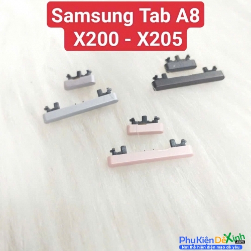 Bộ Nút Nguồn Âm Lượng Ngoài Samsung Tab A8 10.5 X200 X205 Zin New
