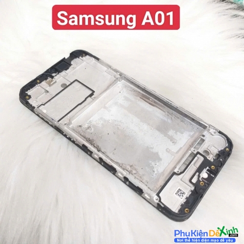 Khung Sườn Màn Hình Samsung Galaxy A01 Zin Tháo Máy Lấy Liền 
