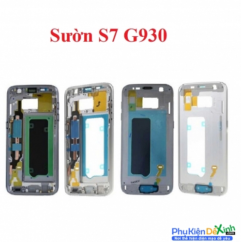 Khung Sườn Benzen Sườn Màn Hình Samsung S7 G930 Zin Tháo Máy
