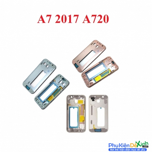 Khung Sườn Benzen Sườn Màn Hình Samsung A7 2017 Zin Tháo Máy