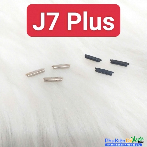 Bộ Nút Nguồn Âm Lượng Ngoài Samsung J7 Plus Hàng Zin Tháo Máy