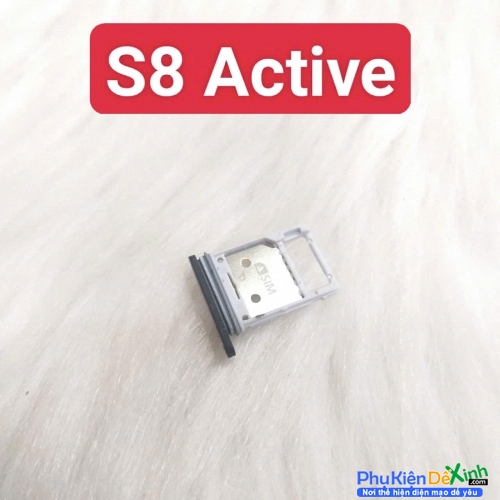 Khay sim, khay thẻ nhớ Samsung Galaxy S8 Active Zin Tháo Máy