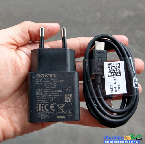 Bộ Cóc Cáp Sạc Nhanh Sony Xperia 10 Chính Hãng Sony