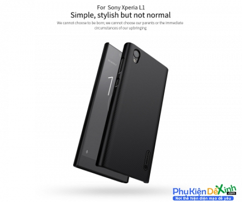 Ốp Lưng Sony Xperia L1 Hiệu Nillkin Dạng Sần Chính Hãng