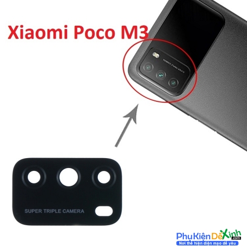 Mặt Kính Camera Sau Poco M3 Linh Kiện Thay Thế Rẻ Chuẩn
