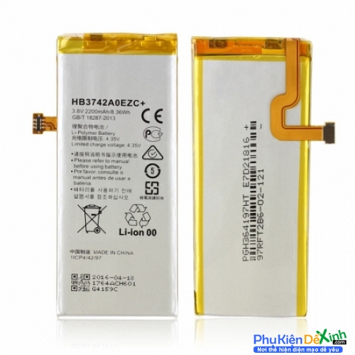 Pin HW Ascend P8 HB3742A0EZC+ Thay Lấy Liền