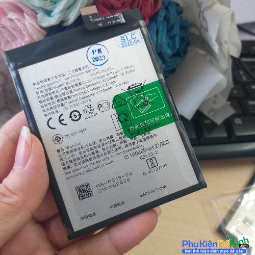 Pin Reno 5 BLP819 Zin Tốt Chất Lượng Thay Nhanh Lấy Liền