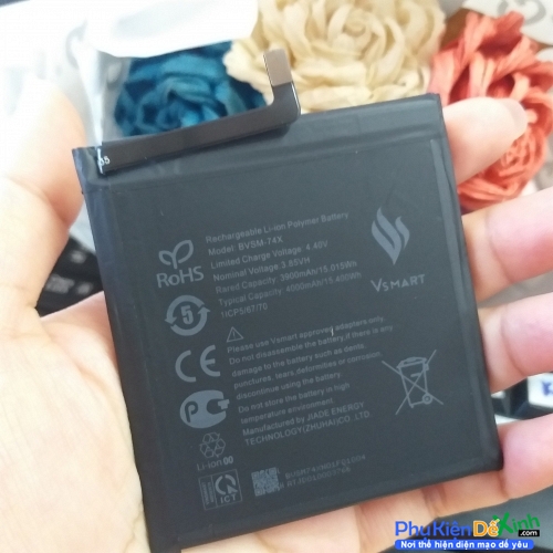 Pin Vsmart Aris BVSM-74X Dung Lượng 4000mAh Chất Lượng Tốt Thay Pin Lấy Liền