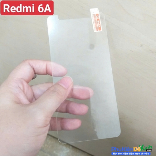 Miếng Kính Cường Lực Không Full Xiaomi Redmi 6A Giá Rẻ