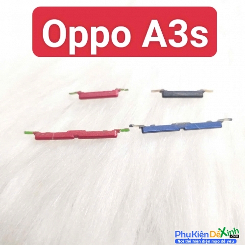 Bộ Nút Nguồn Âm Lượng Ngoài Oppo A3s Hàng Zin Tháo Máy