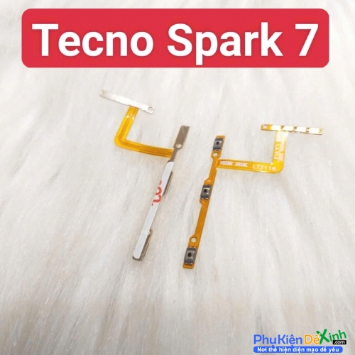 Dây Nút Nguồn Âm Lượng Trong Tecno Spark 7 Liệt Hỏng Thay Lấy Liền
