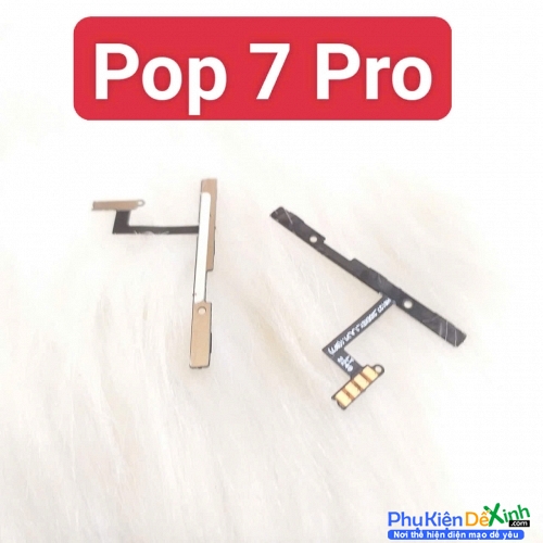 Dây Nút Nguồn Âm Lượng Trong Tecno Pop 7 Pro Liệt Hỏng Thay Lấy Liền