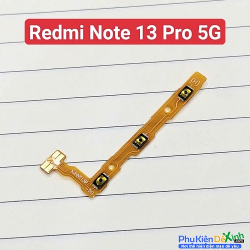 Dây Nút Nguồn Âm Lượng Trong Xiaomi Redmi Note 13 Pro 5G Liệt Hỏng Thay Lấy Liền