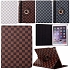 Bao Da iPad Pro 12.9 2017 Xoay 360 Độ Ca Rô Cao Cấp